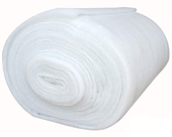 Polyester Wadding Roll for Quilting Upholstery Padding 27 Inch Wide By Meter 