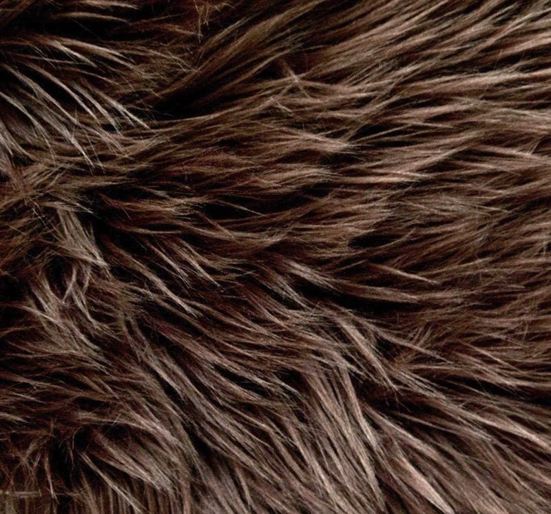BURGUNDY 60 Wide Shaggy Faux Fur Fabric (Sold By The Yard) –  CleanCutFabrics