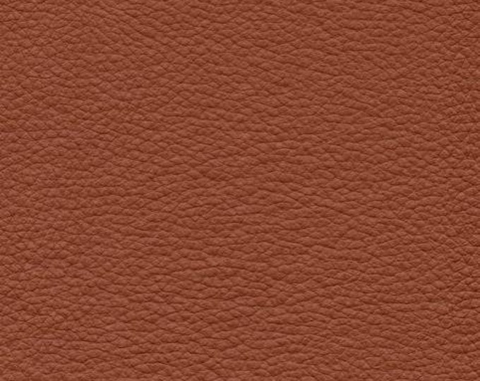 Vinyl Cognac Champion Outdoor/indoor Pebble Grains Fabric 54" Wide Sold BTY Ships folded