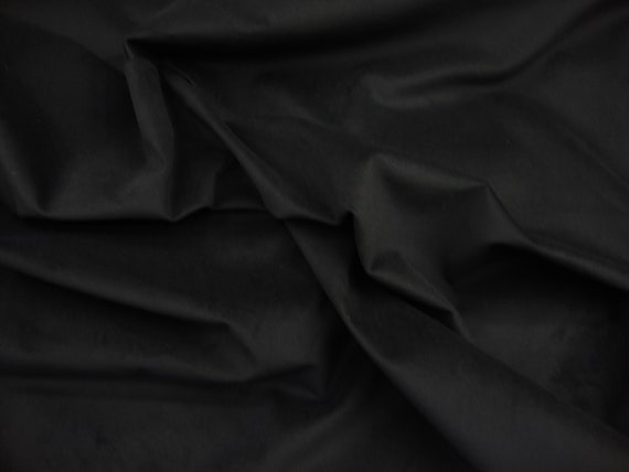 Black Upholstery MIcro Plush Velvet Upholstery and Drapery | Etsy