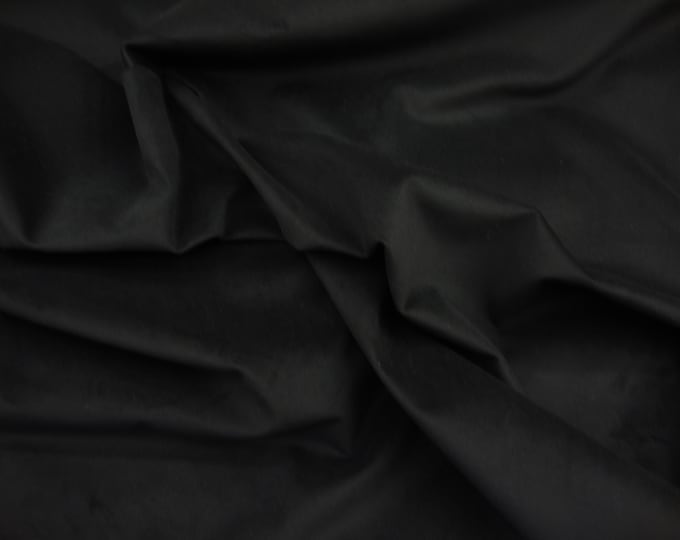 Black Plush Velvet Upholstery performance fanric  54”  wide