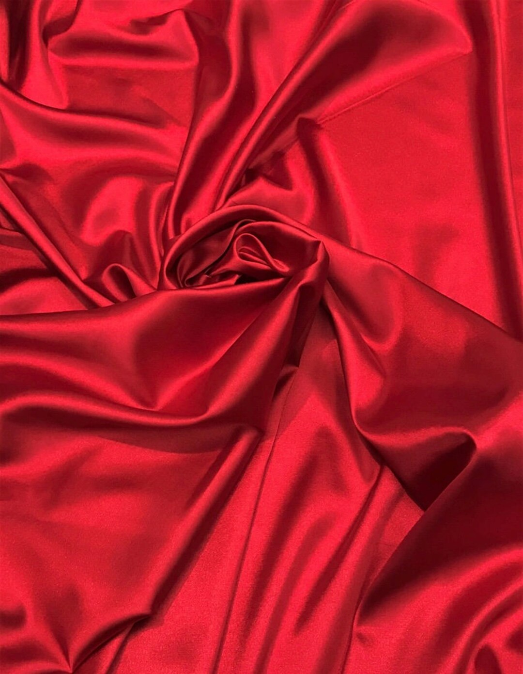 Red Charmeuse Slight Stretch Satin Apparel Curtains Backdrops - Etsy