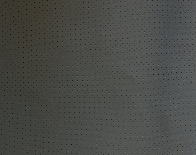 Grey Perforated commercial marine grade upholstery vinyls fabric per yard