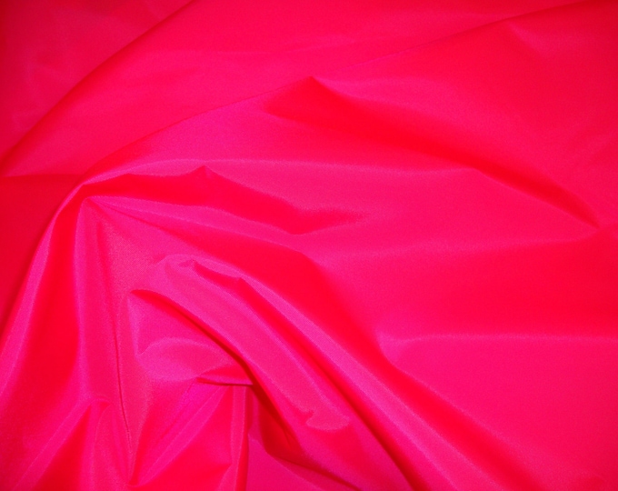 Hot Pink Packcloth 420 Denier Nylon Water Resistant 60" wide fabric per yard