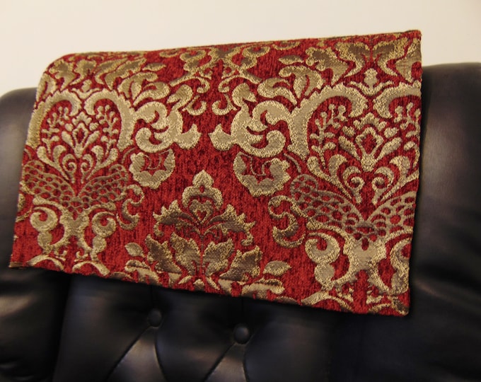 14x30" Ruby Cleopatra Sofa, Loveseat, Chaise, Theater Seat, RV Cover, Chair Caps, Headrest Pad, Recliner Head Cover, Furniture Protector