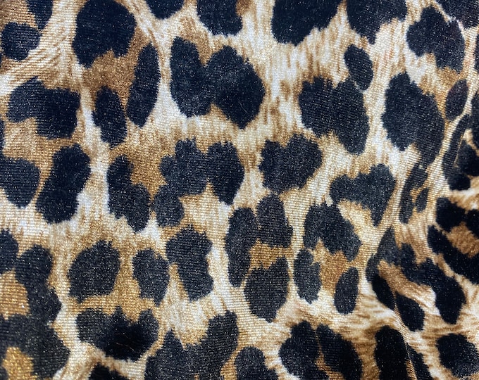 Jaguar Stretch Velvet Clothing Dress Spandex 4-WAY Stretch Fabric