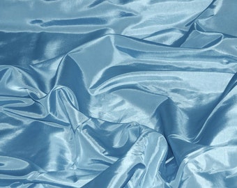 Taffeta solid Blue polyester fabric  58” wide
