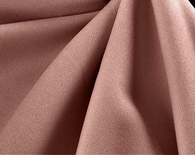 Black Stretch Crepe Scuba Techno Knit Polyester Spandex Fabric for Bows, Top Knots, Head Wraps, Clothes, Costumes, Crafts