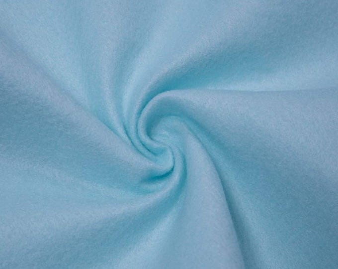 Aqua 72” Wide Felt Fabric by the Yard | Soft Craft Felt for Sewing, Costumes, DIY, Crafts & Decorations