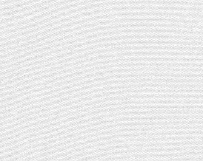 White Polyester Poplin Fabric – Lightweight, Durable, Wrinkle-Resistant Fabric by the Yard – 60” Wide
