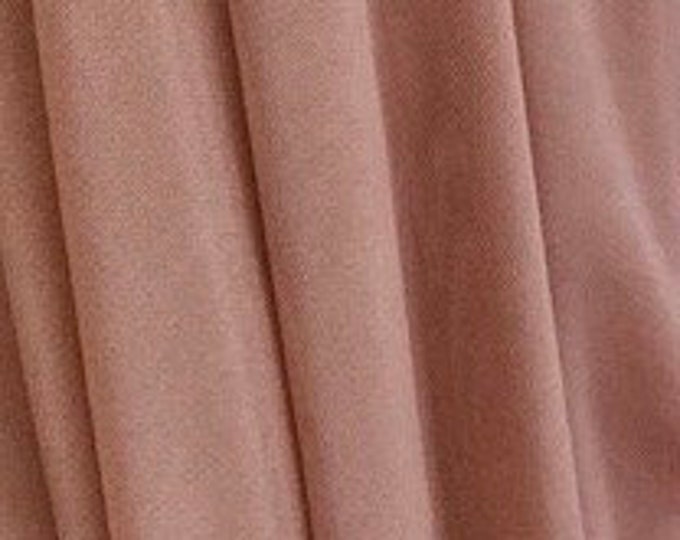 New mocha Power Mesh nylon spandex Stretch Fabric 60" per yard