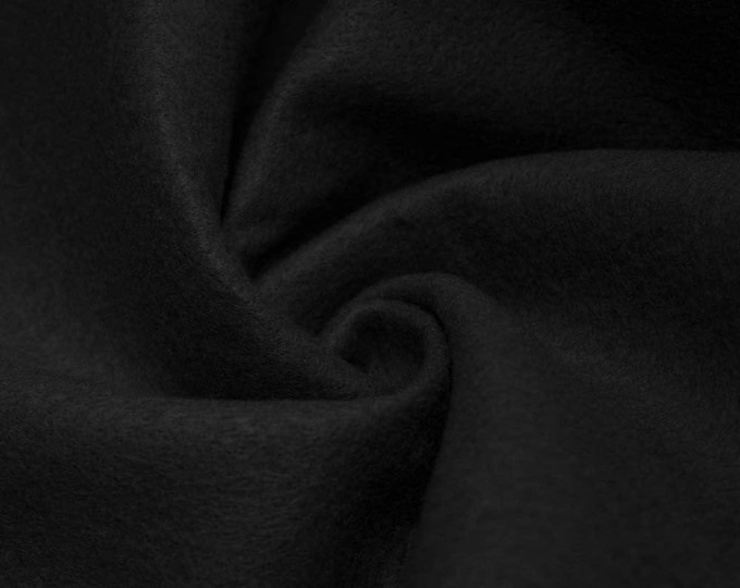 Black 72” Wide Felt Fabric by the Yard | Soft Craft Felt for Sewing, Costumes, DIY, Crafts & Decorations