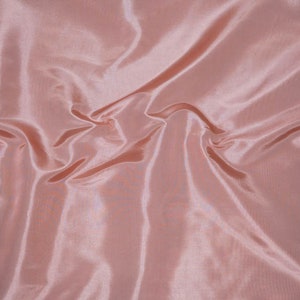 10 YARDS - Taffeta Blush Pink Dress Drapery Taffeta fabric