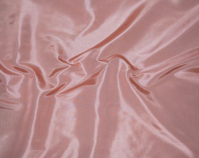 10 YARDS - Taffeta Blush Pink Dress Drapery Taffeta fabric