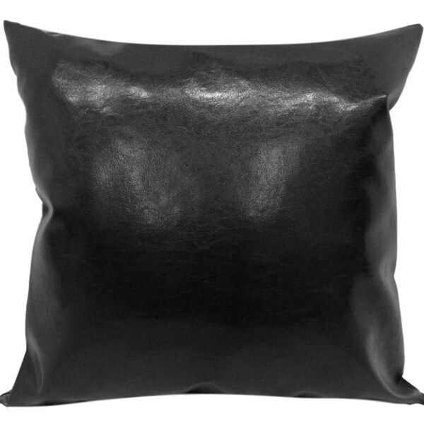Faux Leather Pillow Etsy