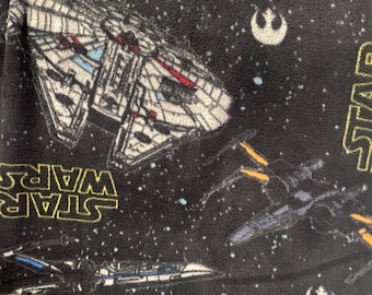 Fleece fabric space ship By The Yard 60"  Licensed Products