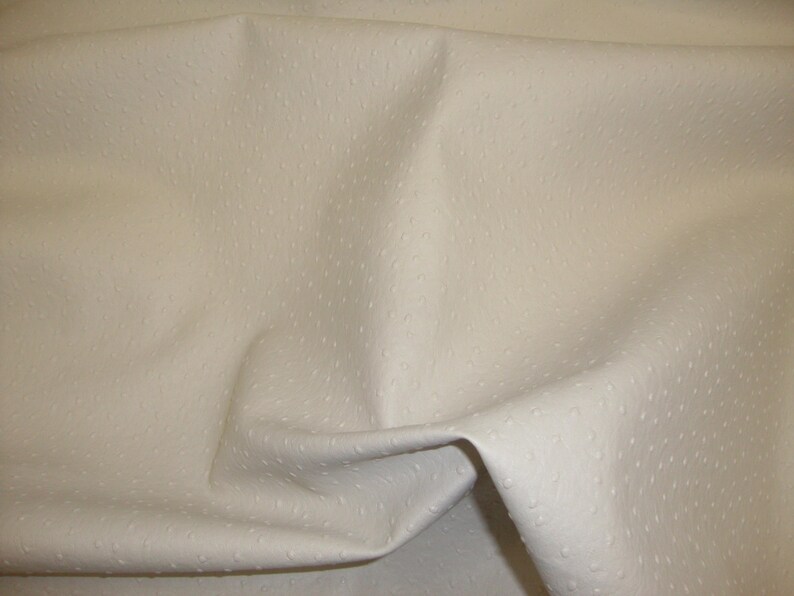 Pearl Matt Ostrich Upholstery Faux Vinyl Fabric per Yard Etsy