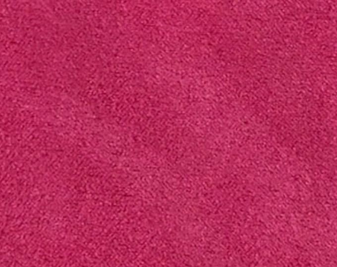 Fuchia Light Weight Faux Suede. Breathable comfortable For All Light  Upholstery Jobs Fashion accessories