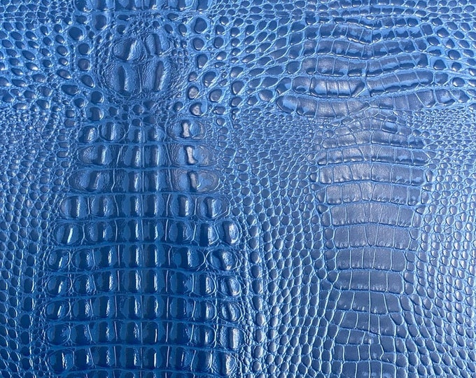 Royal Marine Gator Upholstery Crafting Outdoor Vinyl Fabric - Sold By The Yard - 54"