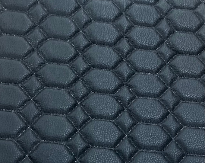 Black Champion HEX Quilted Vinyl, Sofa, Loveseat, Recliner Head Cover, Protector