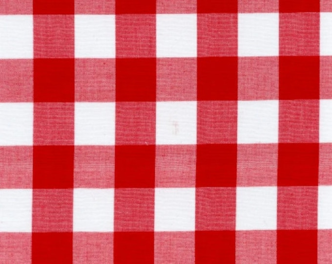 Red Polyester Poplin Gingham Checkered rod Panels living room curtains home decor window treatments nursey valance