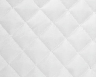 Satin Quilted Polyester Fabric - 58"/60" Width Sold By The Yard