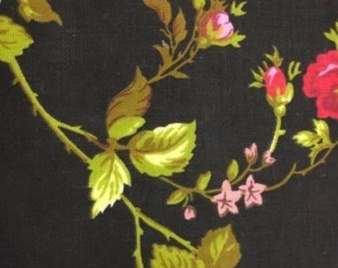 Poly cotton Garden Floral print roses  60" inches wide