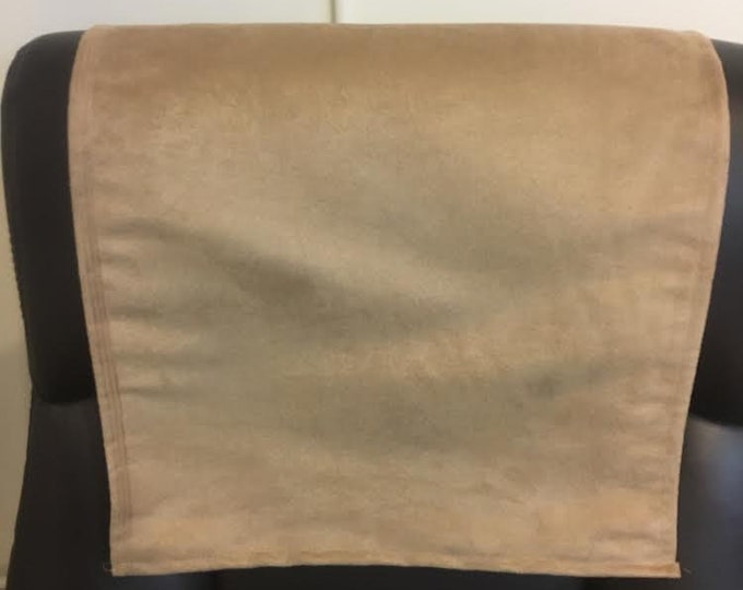 Camel faux Suede Couch Sofa, Loveseat, Chaise, Theater Seat, RV Cover, Chair Caps, Headrest Pad, Recliner Head Cover, Furniture Protector