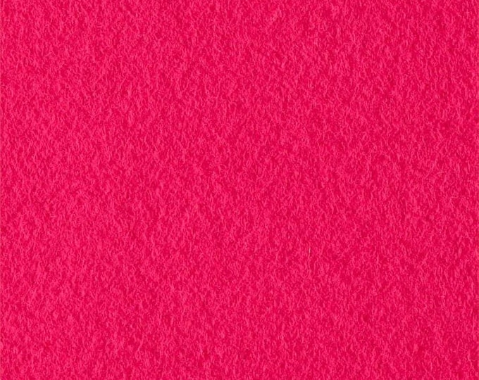 Fuchsia Soft Cozy Fleece Fabric by the Yard | Warm Anti-Pill Fleece for Blankets, Crafts, Apparel & DIY Projects 60” wide