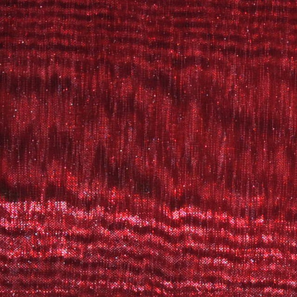 Burgundy mirror Organza  sheer fabric polyester 58" wide