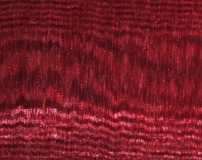 Burgundy mirror Organza  sheer fabric polyester 58" wide