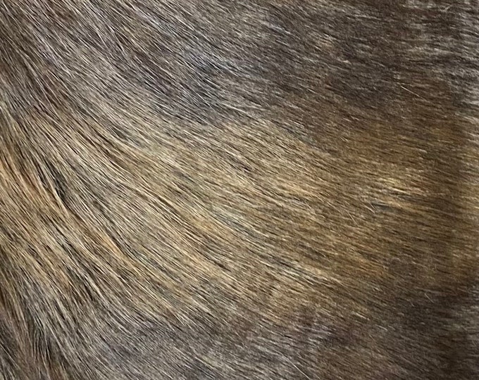 Brown Fox two tone Synthetic Fur upholstery Fabric by the yard 60" wide