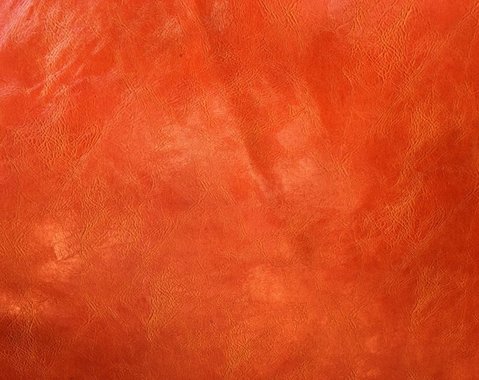 Upholstery Faux Leather Assorted Colors metallic Shimmer Distressed clothing fabric