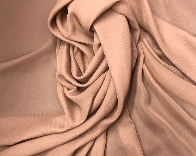 Cappuccino Chiffon soft Sheer  60" Wide Fabric By The yard HOME DECOR