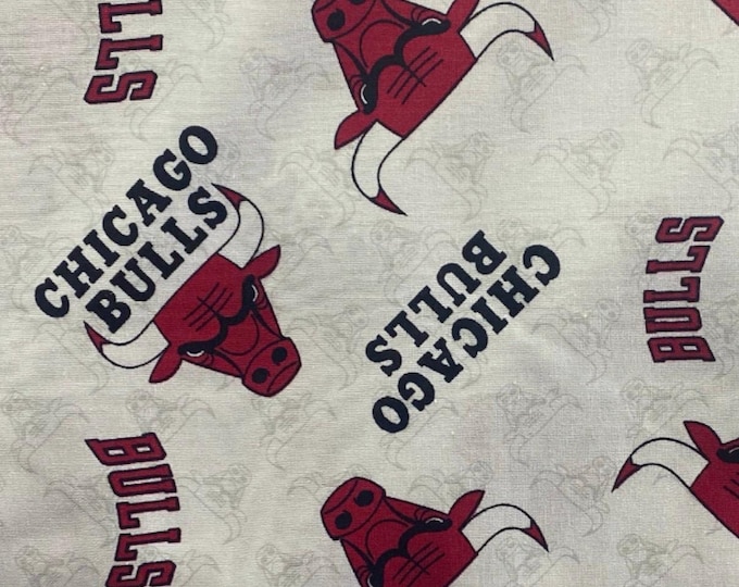 100 % Cotton Fabric - 45 " Wide - Bulls  theme #1