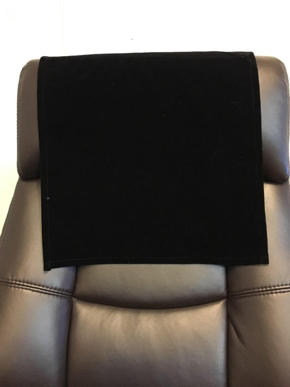 15x15 Black Flocking Velvet Sofa Loveseat Chaise Theater Seat RV Cover Chair Caps Headrest Pad Recliner Head Cover Protector Etsy