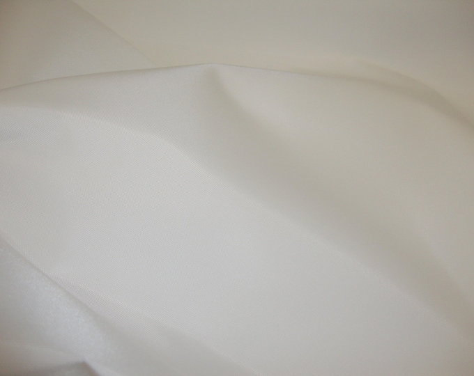 White Packcloth 420 Denier Nylon Water Resistant 60" wide fabric per yard