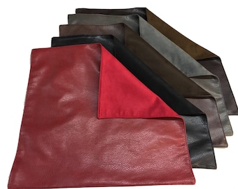 Ford Pebble faux Leather, arm rest, head rest, theater room, chaise, recliner protector