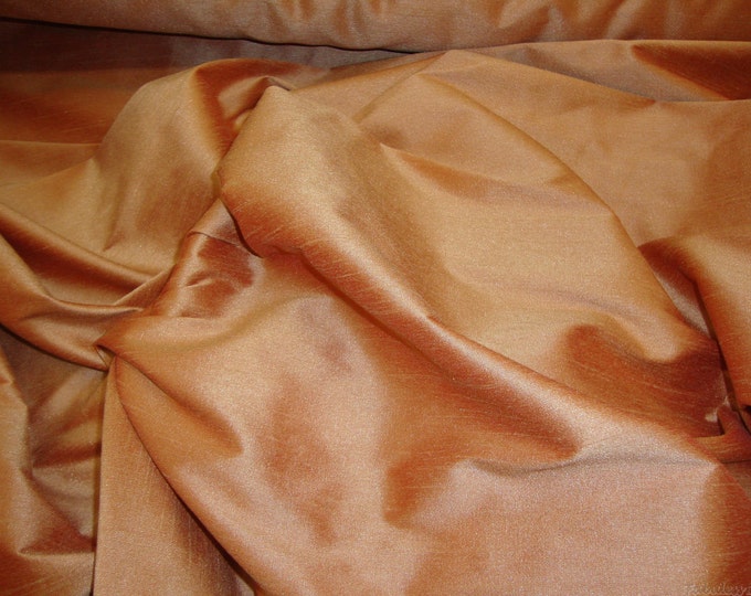 Sunset Shantung Dupioni Faux Silk two tone fabric by the yard 54" wide