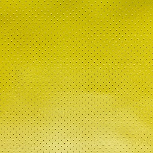 Yellow Perforated commercial marine grade upholstery vinyls Faux Leather fabric per yard ships rolled