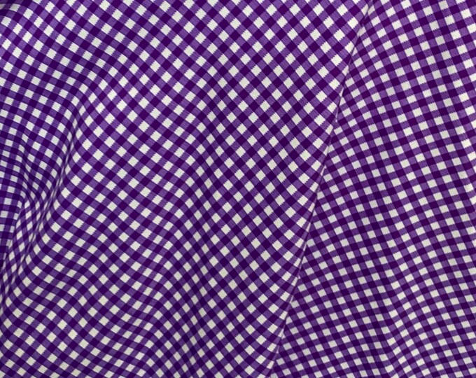 Purple Small spandex 4-Way Stretch Fabric by the yard 60 " Wide