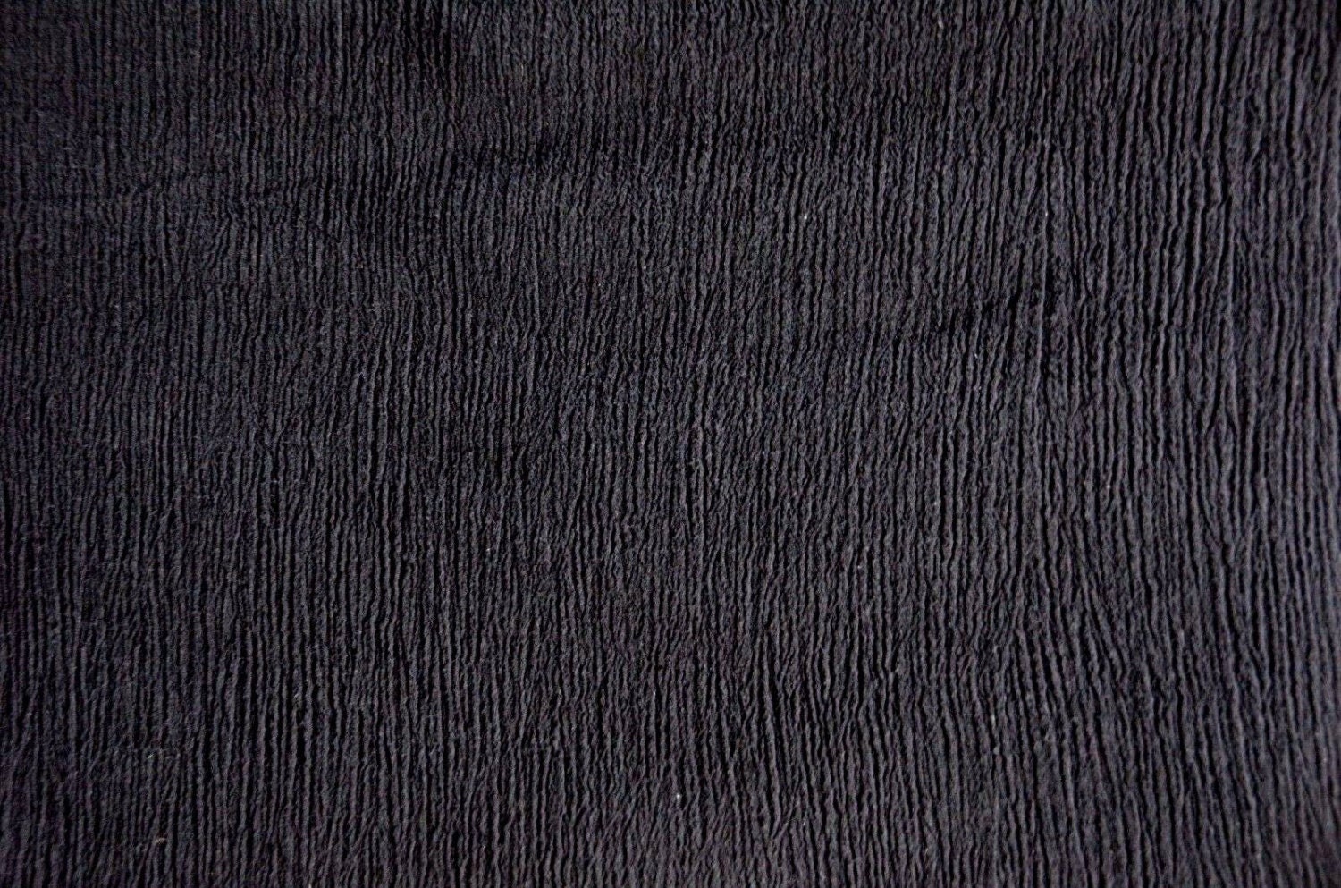 Cotton black Gauze Light Weight garment fabric yard 48" wide