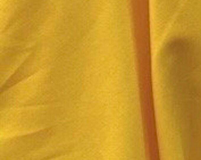 Yellow Stretch Polyester Scuba  double Knit Fabric 60” wide