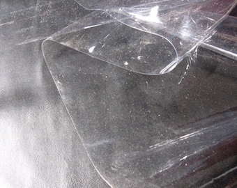 4 gauge Clear see through vinyl plastic SOLD by the yard - 54 inches wide