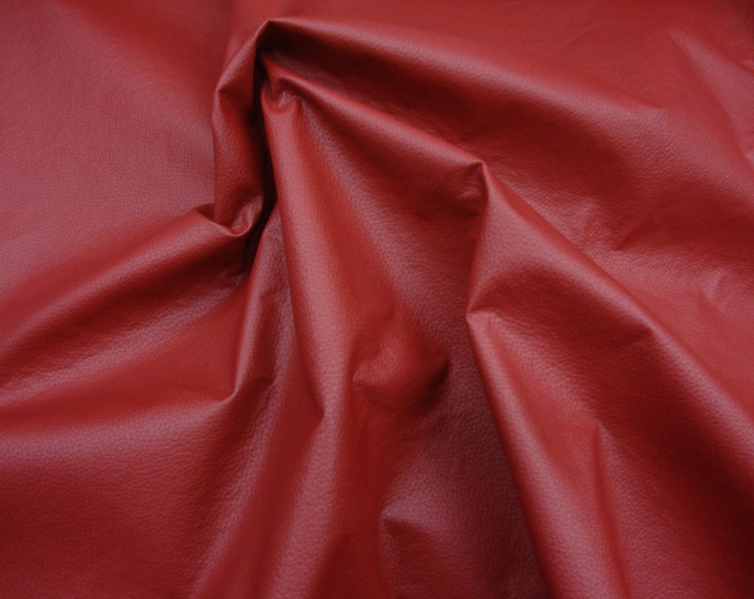 Cinnabar Champion Vinyl upholstery Faux Leather fabric per yard