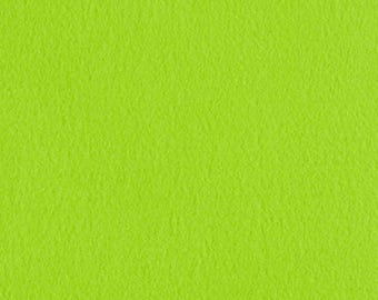 Lime Soft Cozy Fleece Fabric by the Yard | Warm Anti-Pill Fleece for Blankets, Crafts, Apparel & DIY Projects 60” wide