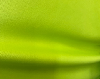 30 Yard Bolt Lime interlock 2 way stretch lining fabric, 100% polyester, 60" wide