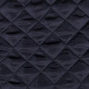 Satin quilted black or white fabric with batting 58&quot; Wide