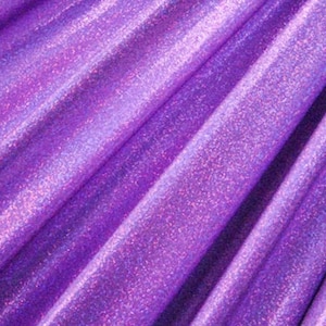 Purple  black 4-Way Stretch  Mystique Spandex  Fabric by the yard 60 &quot; Wide