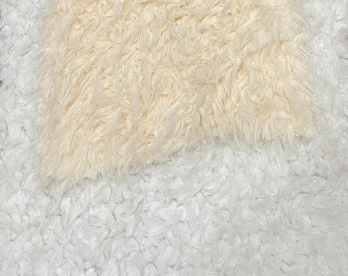 Poodle Reversible soft Cuddle  with minky blanket 54”x 60”